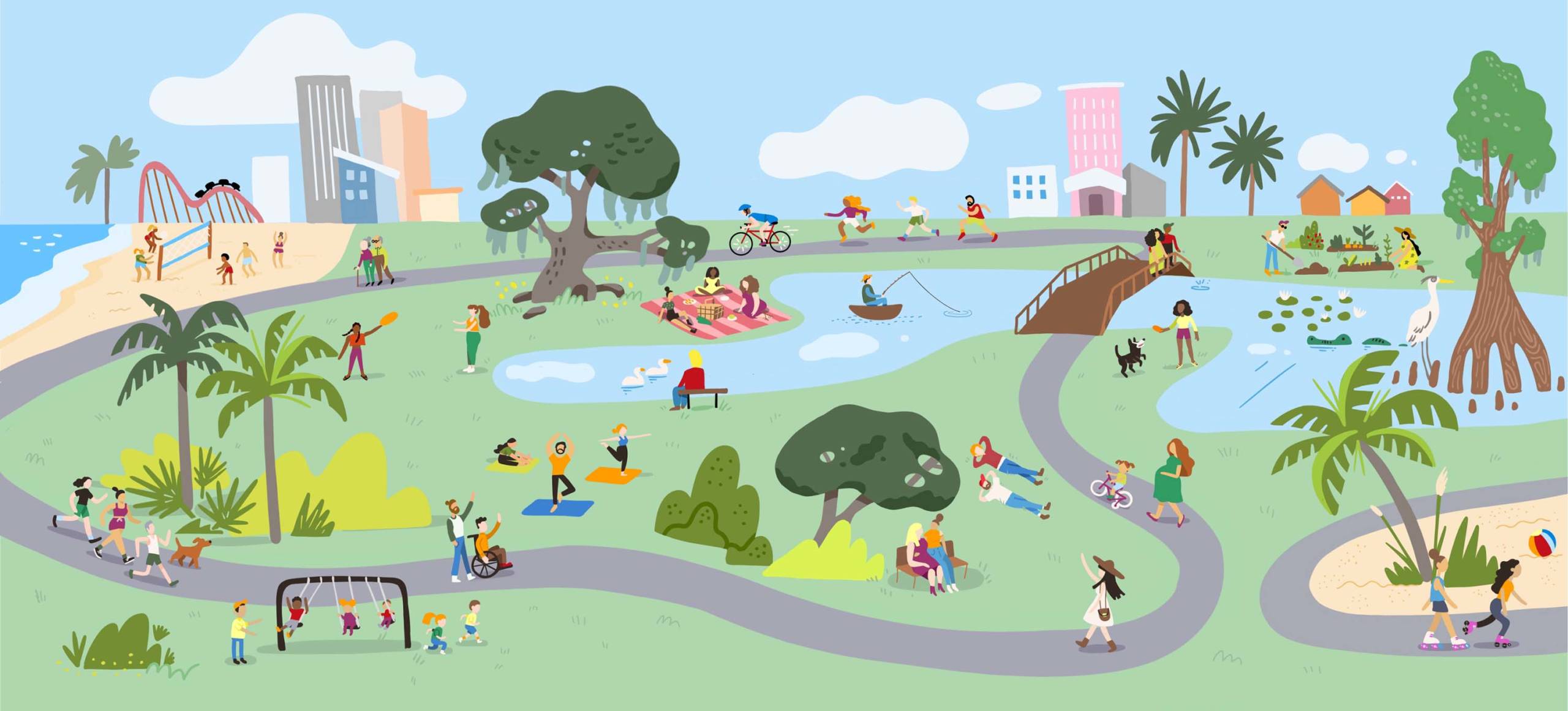 Healther Florida Illustration
